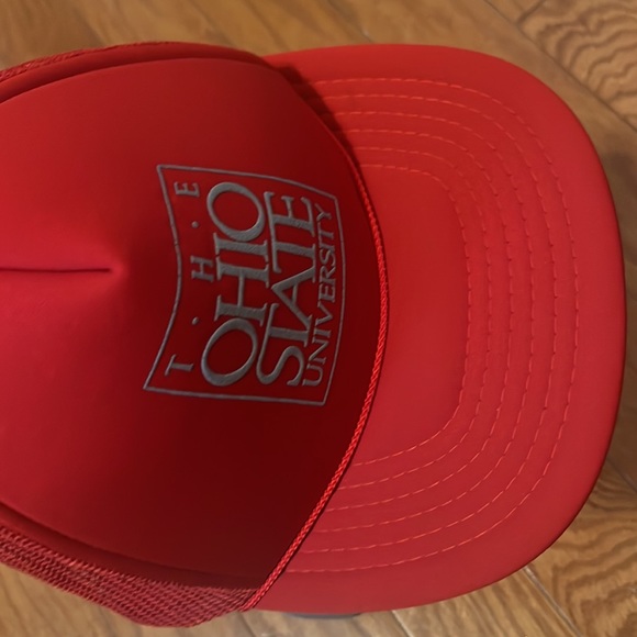 Vintage The Ohio State Red Trucker Snap Back Hat: O/S - Picture 6 of 9